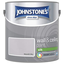 Johnstones No Ordinary Paint Water Based Interior Vinyl Silk Emulsion Moonlit Sky 2.5 Litre
