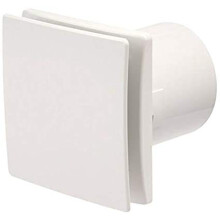 RT DECO100SC & DECO100SW 4" 100mm Standard On/Off Chrome or White Extractor Bathroom Fan (Chrome) (Chrome)
