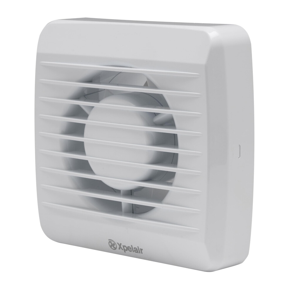 Xpelair VX100-SP standard 4 Inch /100 mm Bathroom Extractor Fan for Wall and Ceiling Fitting, Bathroom Fan in Cool white