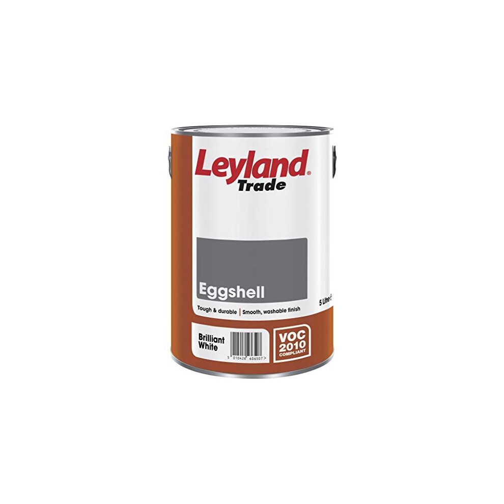 Leyland Trade 264576 Eggshell - Brilliant White 5L 5010426004020