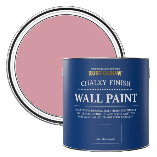 Rust-Oleum Rust-Oleum Pink Matt Emulsion Wall Paint - Dusky Pink 2.5L