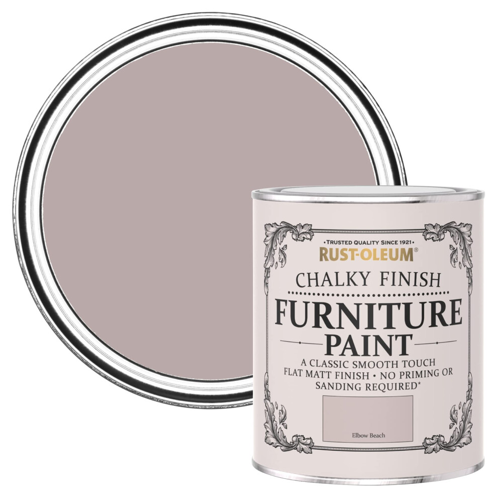 Rust-Oleum Pink Upcycled Furniture Paint in Chalky Finish - Elbow Beach 750ml
