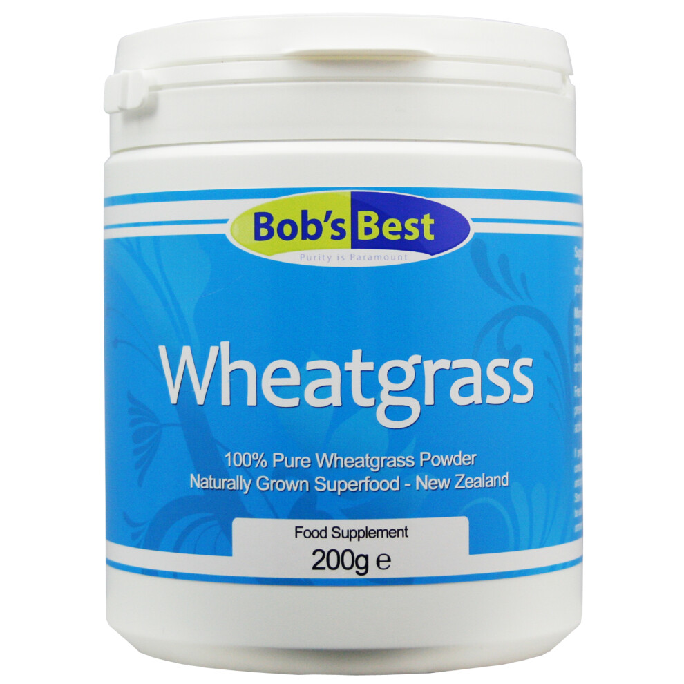 Bob's Best Green Wheat Grass Powder - 200 Grams - Natural Superfood