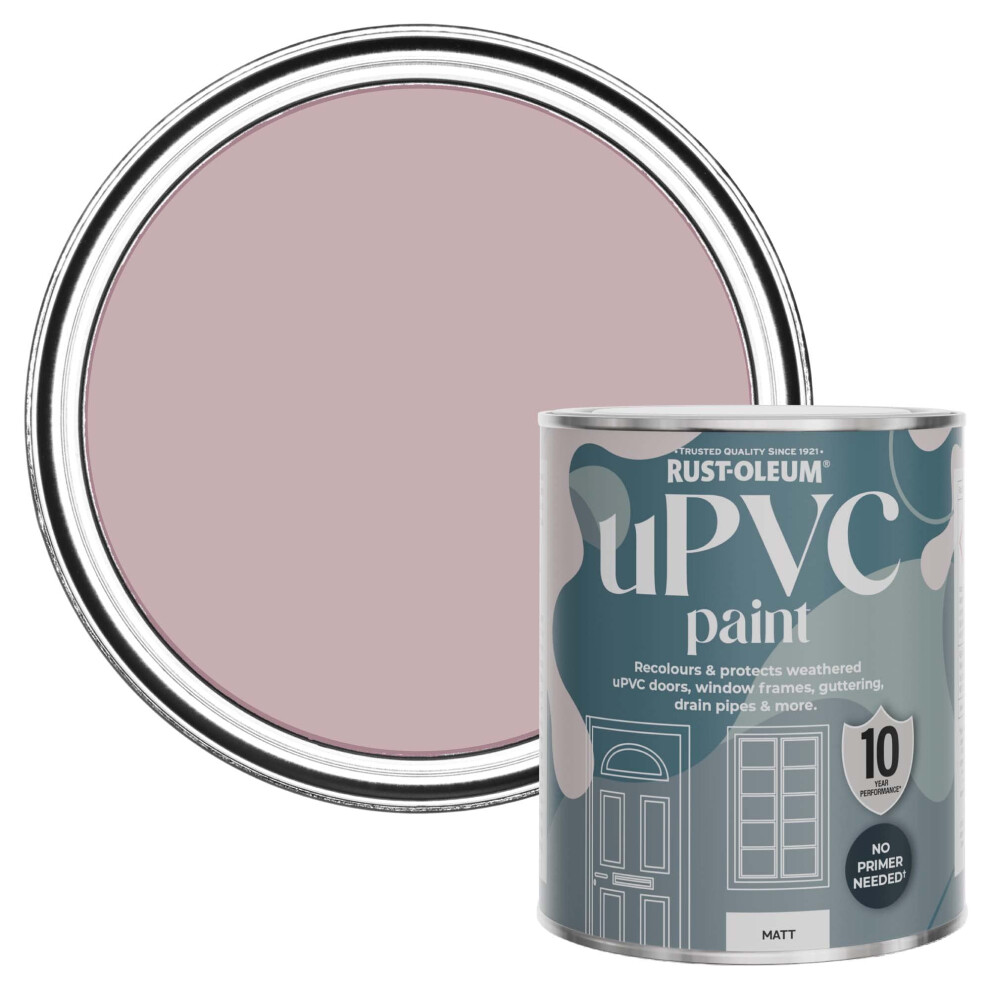 Rust-Oleum Pink uPVC Door and Window Paint in Matt Finish - Little Light 750ml