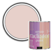 Rust-Oleum Pink Heat Resistant Radiator Paint in Gloss Finish - Pink Champagne 750ml
