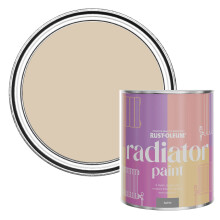 Rust-Oleum Beige Heat Resistant Radiator Paint in Satin Finish - Warm Clay 750ml