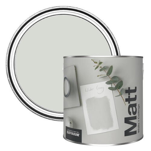 Rust-Oleum Rust-Oleum Colours Matt Emulsion Wall and Ceiling Paint - Winter Grey 2.5L
