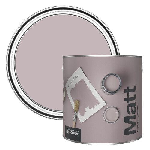 Rust-Oleum Rust-Oleum Colours Matt Emulsion Wall and Ceiling Paint - Lilac Wine 2.5L