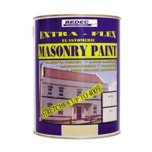 Bedec Extra-Flex Elastomeric Smooth Masonry Paint Old White 5 Litres