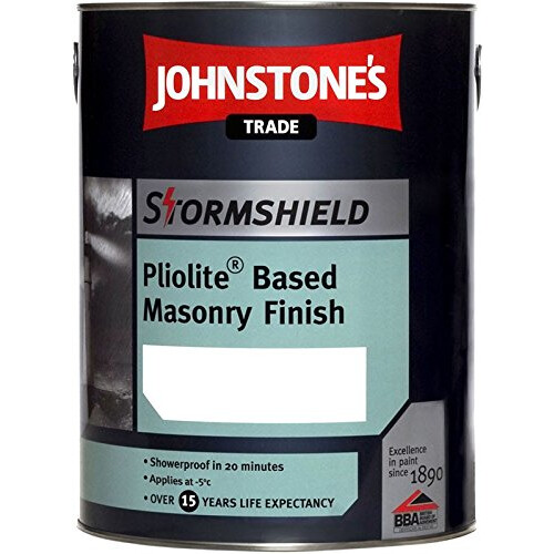 Johnstone's Johnstone'S Trade 5 Litre Stormshield Smooth Masonry Brilliant White