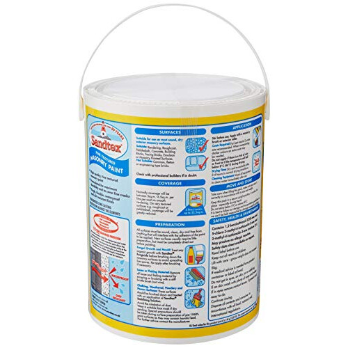 Sandtex Sandtex Retail Fine Textured Masonry Chalk Hill 5 L 1