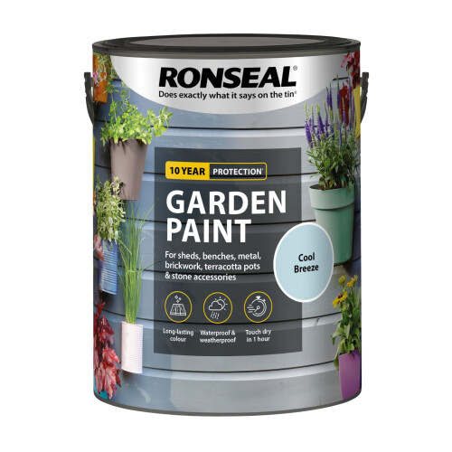 Ronseal Ronseal Garden Paint Cool Breeze 5L 2