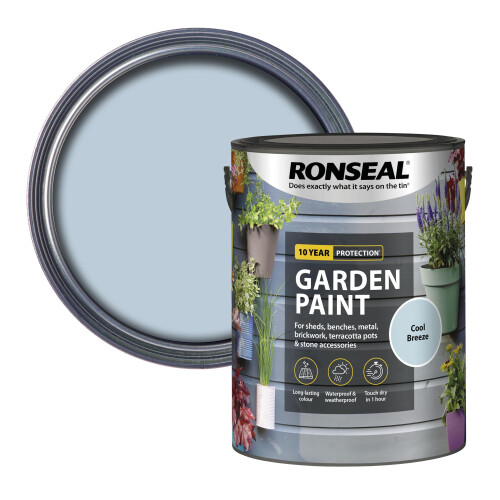 Ronseal Ronseal Garden Paint Cool Breeze 5L