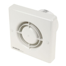 Manrose QF100S 5W Quiet Axial Bathroom Extractor Fan
