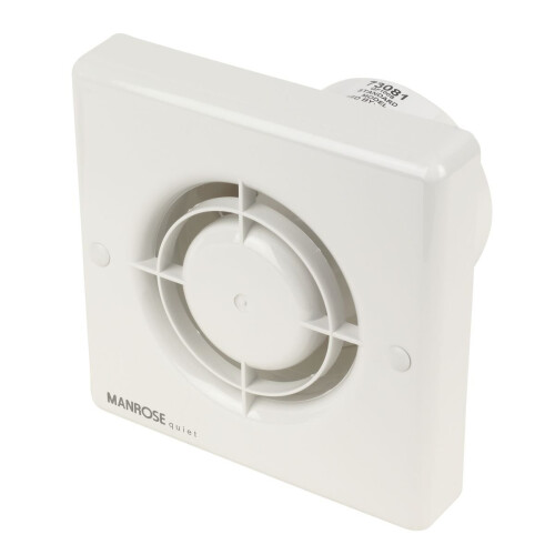 Manrose Manrose QF100S 5W Quiet Axial Bathroom Extractor Fan