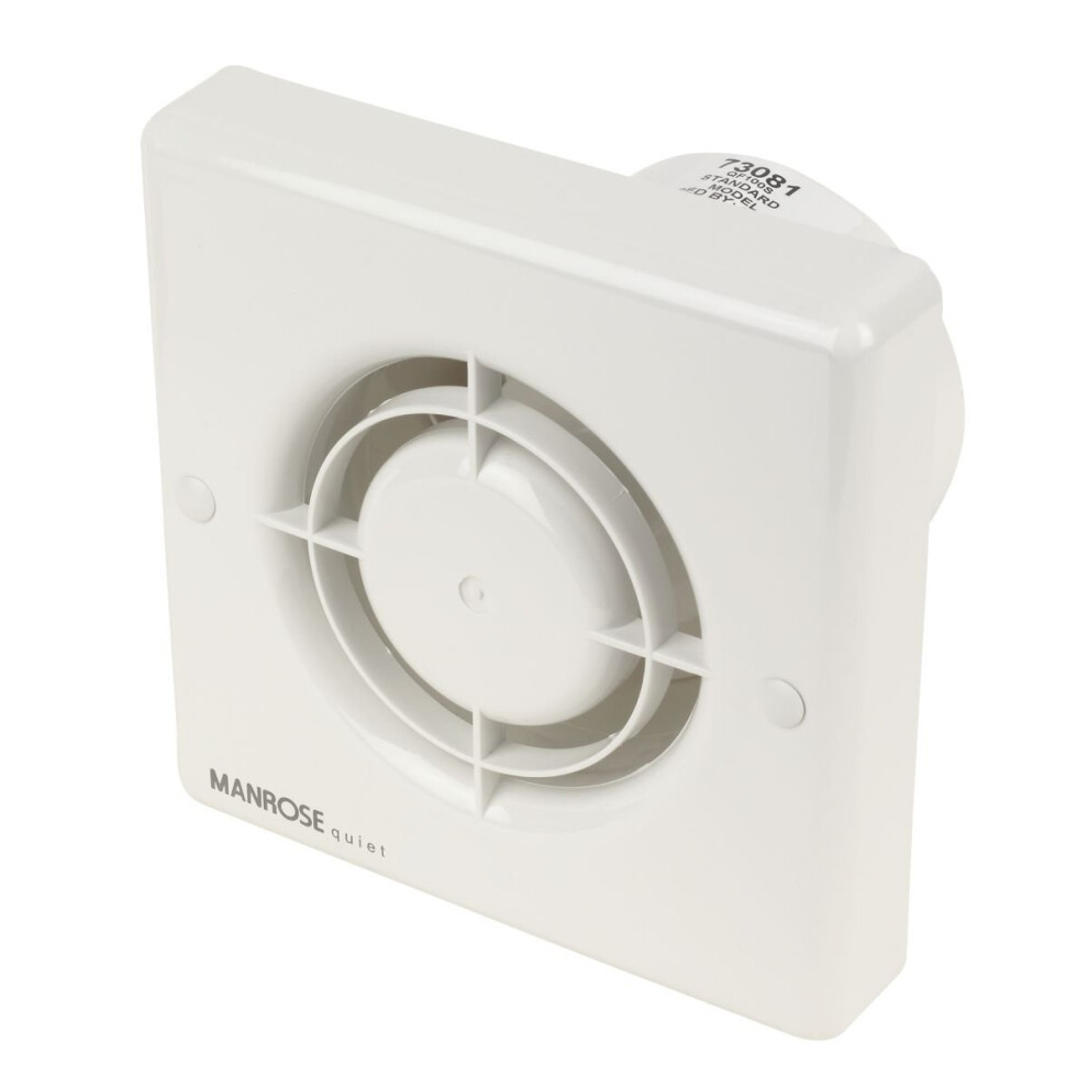 Manrose QF100S 5W Quiet Axial Bathroom Extractor Fan