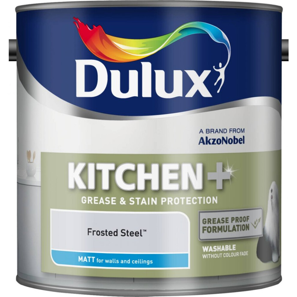 Dulux Kitchen+ Matt 2.5L Frosted Steel (827503)