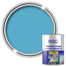 HQC Stain Block Matt | Waterproof Sealant | Anti Damp Paint for Bathroom | Block Wall Paint 1L Pale Blue