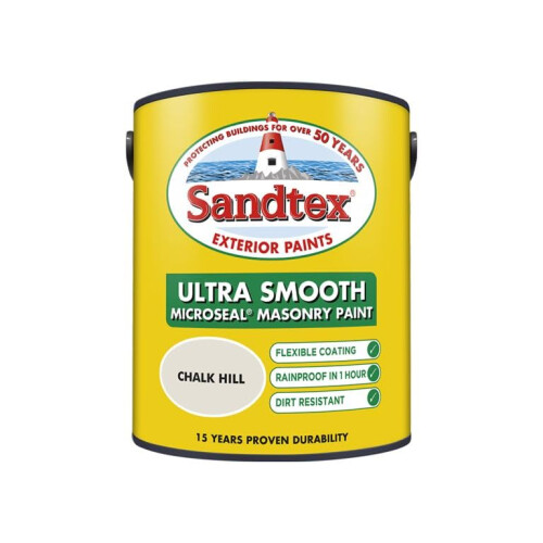 Sandtex Sandtex Smooth Masonry 5L Chalk Hill 2