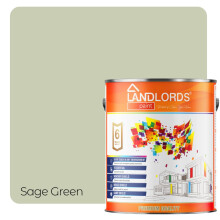 Landlords Anti Damp Paint | Matt Finish | Prevent Build-up of Mildew | Paint for Wall and Ceiling | Anti Condensation and Mould | 1L Sage Green