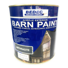 Bedec Barn Paint Matt Anthracite 2.5 Ltr