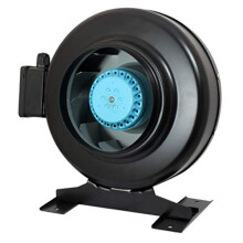 VORTEX Pro Metal In-line Extractor Fan Air Odour Control 4" 5" 6" 8" 10" 12" Hydroponics (5" Vortex Fan)