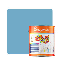 Landlords Anti Damp Paint | Matt Finish | Prevent Build-up of Mildew | Paint for Wall and Ceiling | Anti Condensation and Mould | 5L Ocean Blue