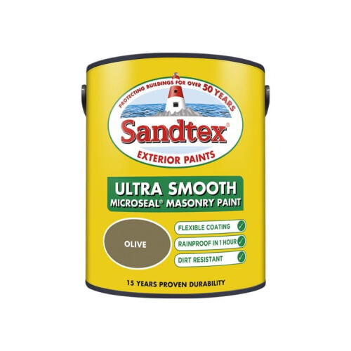 Sandtex Sandtex Smooth Masonry 5L Olive