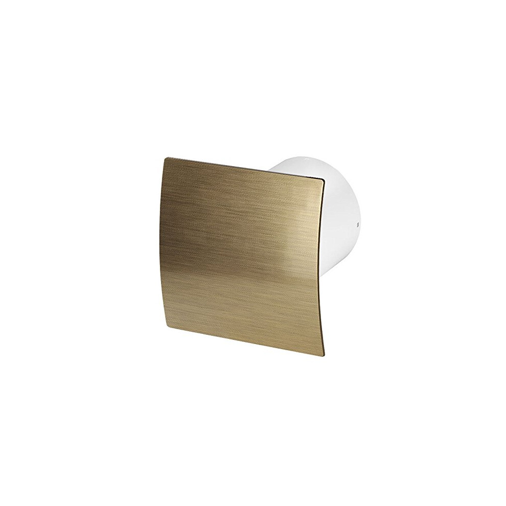 Prostko Ltd Bathroom Extractor Fan - 100Mm, 125Mm - Pull Cord, Timer, Humidity Sensor - Silent - Turbo (100Mm / 4" Silent Kws With Pull Cord, Gold - 5056517919408