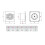Bathroom Extractor Fan 100mm / White Duct Ventilator/Wall Ceiling Air Vent (Timer and Humidity Sensor) Timer and Humidity Sensor 2