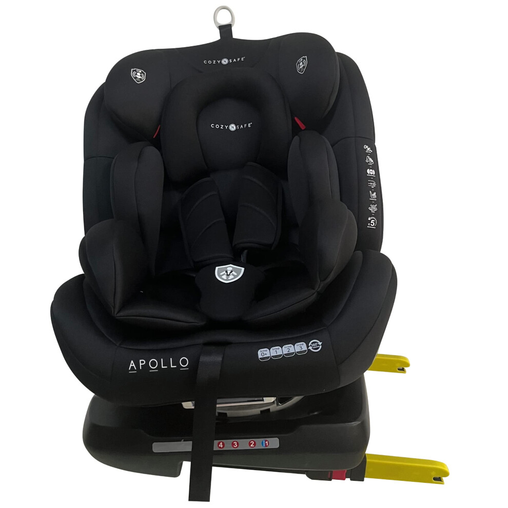 Cozy N Safe Apollo 360 Rotation Spin Toddler, Child Car Seat, Group 0+/1/2/3 (0-36Kg, Birth To 12 Yrs), Rear & Forward Facing, Isofix & Top Tether, 5