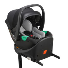 Cozy N Safe Snowdon i-Size Child Car Seat Carrier with ISOFix Base and Aluminum Support Leg, 5-Point Harness, Adjustable Headrest, Suitable from 40cm