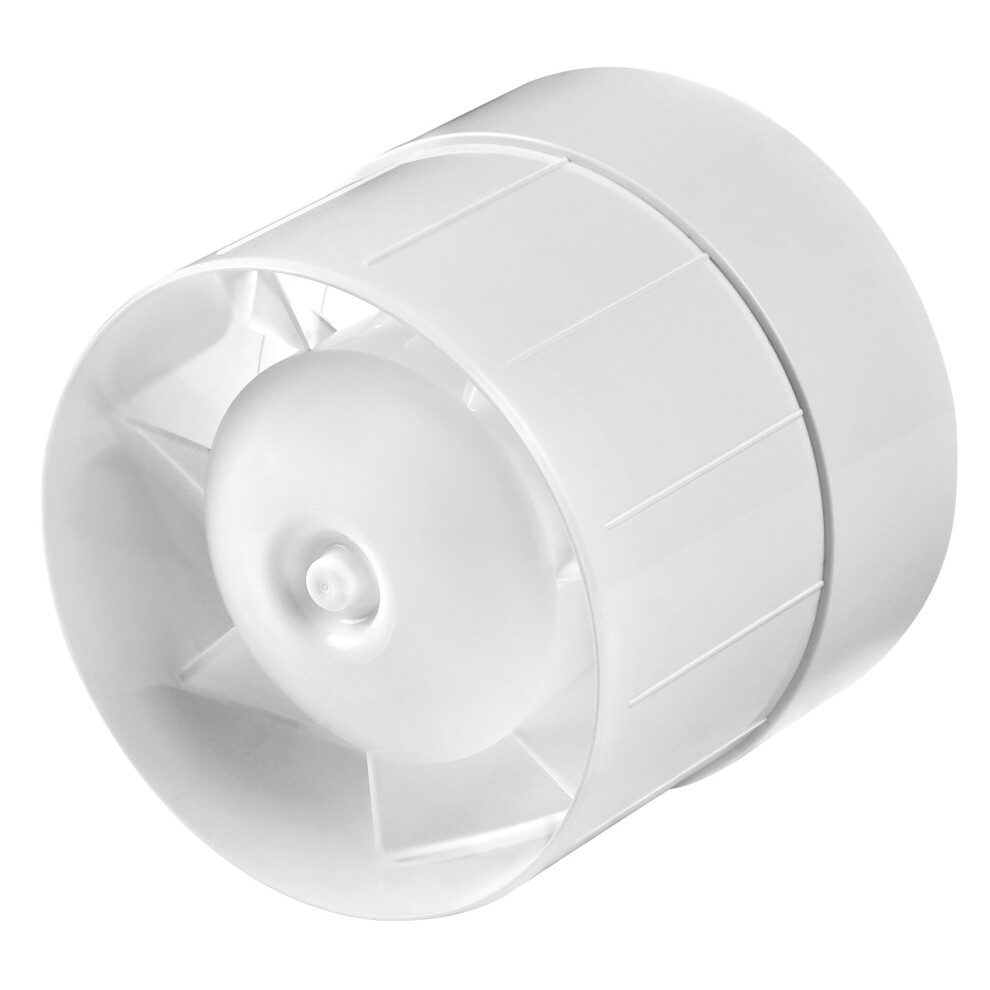 Ducting Extractor Fan With Timer 125Mm / 5" Air Flow Bathroom Toilet Kitchen Round In-Line Ventilator Wka125t 5905033303362