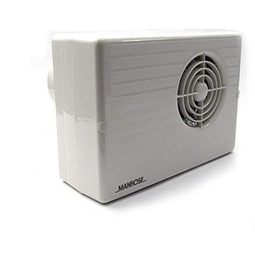Manrose MANROSE CF200P Centrifugal Extractor Fan with PULLCORD Bathroom Shower Powerful
