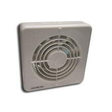 MANROSE 6" XF150BT Extractor Fan Adjustable Run On Timer 0-20 Kitchen Bathroom