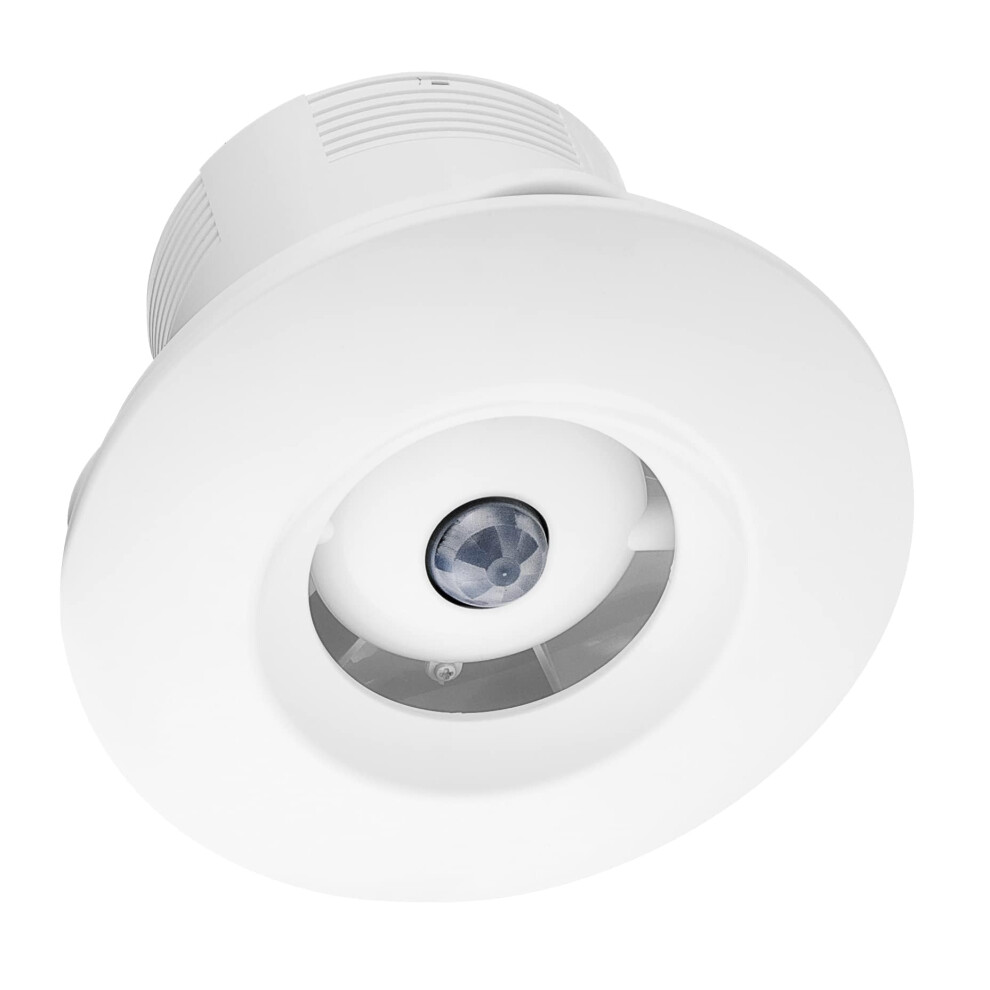 Bathroom Ceiling Extractor Fan 150Mm / 6" With Motion Sensor Timer (Delay) Ball Bearing Kitchen Round Ventilator Wxo150r 5905033303515