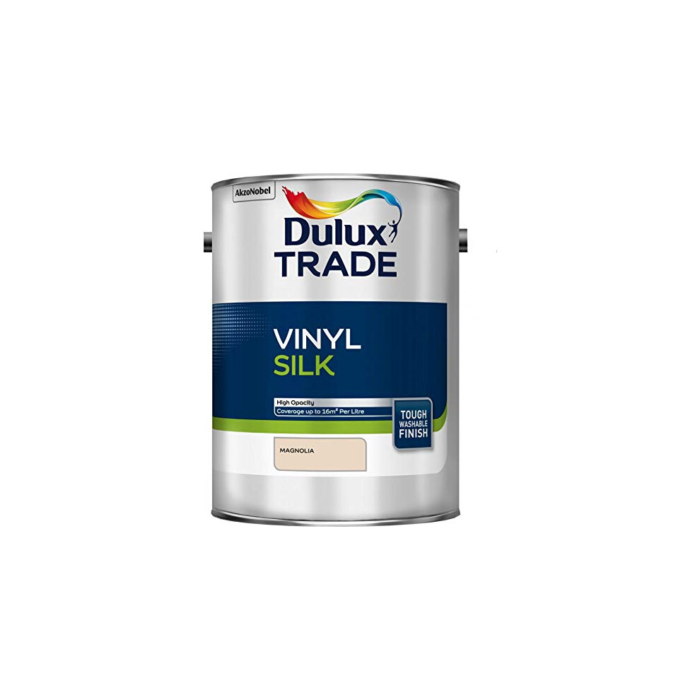 Dulux Trade 5L Vinyl Silk - Magnolia Finish