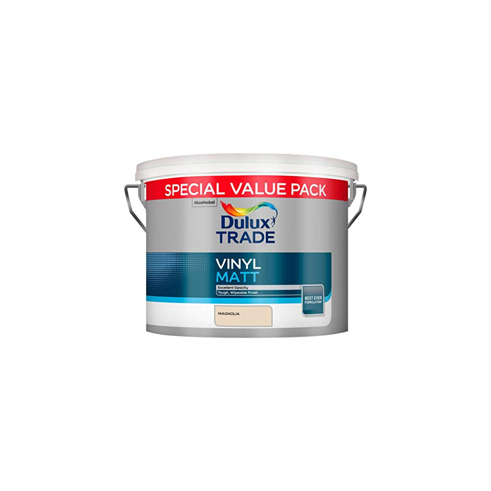 Dulux Trade 7.5L Vinyl Matt Special Value Pack - Magnolia Finish