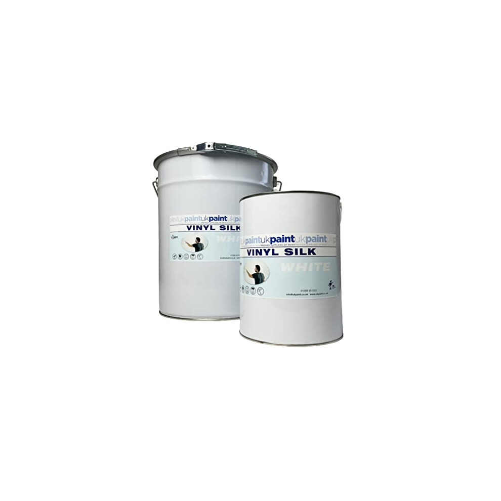 Uk Paint 20 Litres - Vinyl Silk Emulsion - Brilliant White 7426793758059