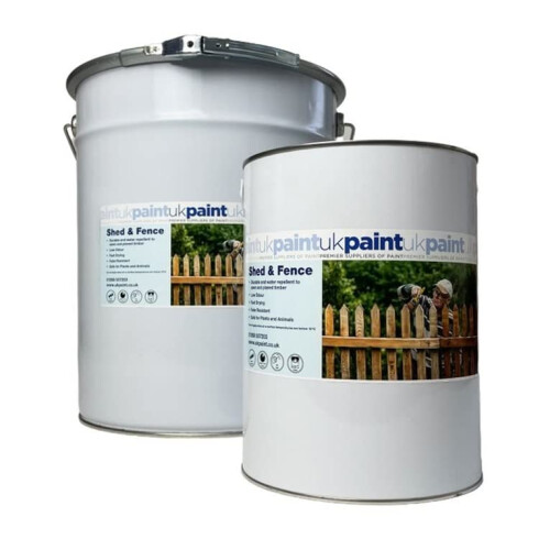 UK PAINT - Shed and Fence Paint - 20L - Light Grey