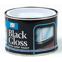 SDMAX 151 Coatings Paint Primer Metallic Gloss Matt 180ml, Non-drip Gloss Paints, Hard Drying, Hard Built, And High Performance (Black Gloss Non Drip)