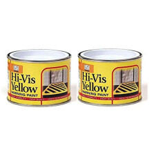 SDMAX 151 Hi-Vis Yellow Highway Warning Paint Tub, High Visibility For Safety, Tough And Durable, Versatile Use, Efficient Application - 180ml Tin,