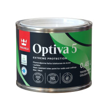 TIKKURILA Optiva 5 - Durable Matt Paint For Walls & Ceilings - Zero VOC, Scrubbable, Easy To Clean - 0.5 Litres