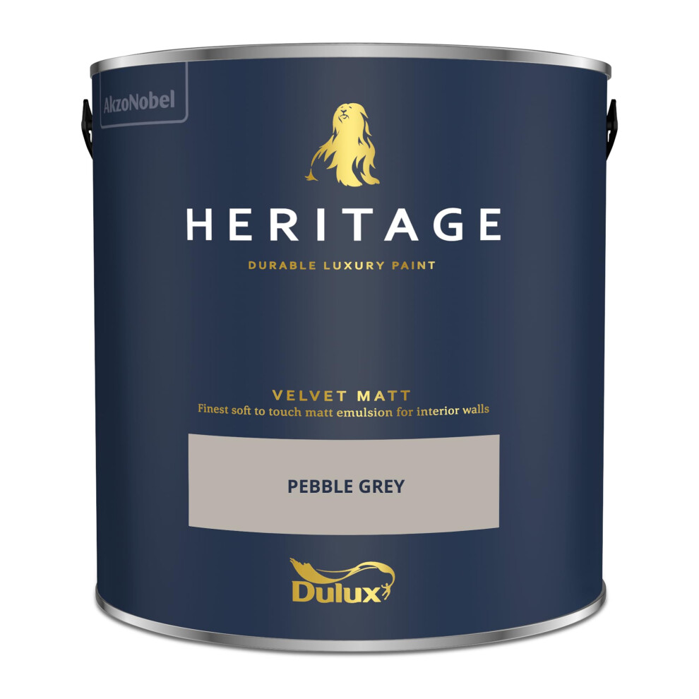 Dulux Heritage Paint (2.5L, Pebble Grey) 5060942051008