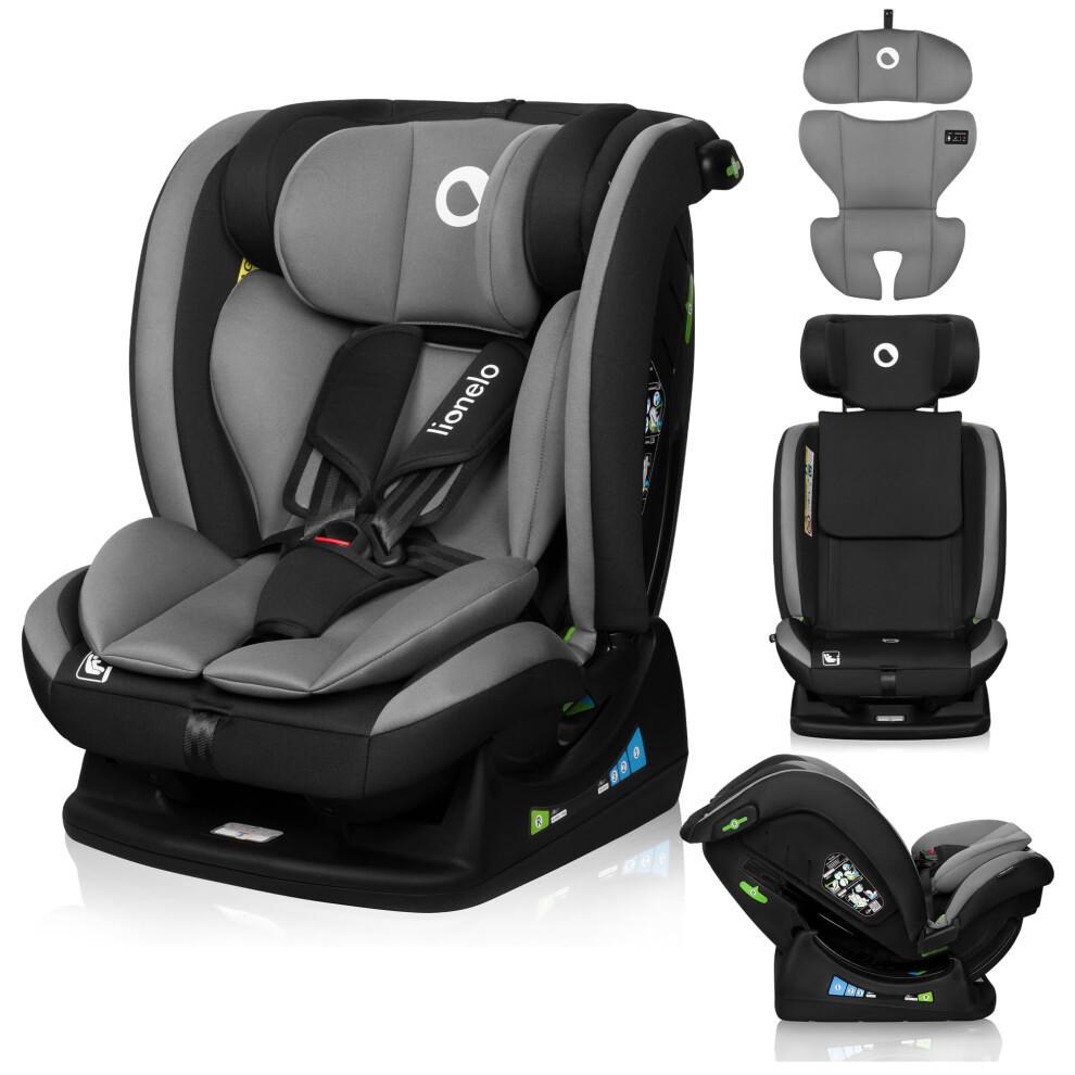 Lionelo Aart I-Size Baby Car Seat For Children From Birth 40-150Cm 0-36Kg Forward & Reward Facing, Universal Fit With Car Seat Belt, 13 Levels