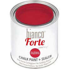 Bianco Forte - Pomegranate Red - (250ml) All-in-One Chalk Paint & Sealer: Most Durable Furniture, Cabinet, Wall & Door Paint ? Fast Drying,