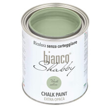 bianco Shabby? Verde Salvia (Sage Green) Water-Based Chalk Paint for All Surfaces ? Extra Matt Finish (1 Litre)