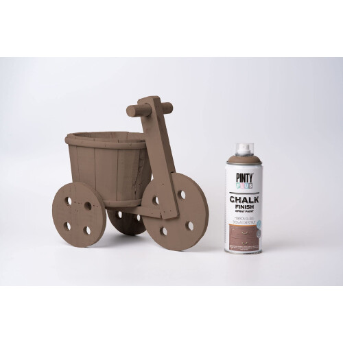 Pinty Plus - Chalk Spray Paint - 400ml - 790 - Chestnut Brown 1
