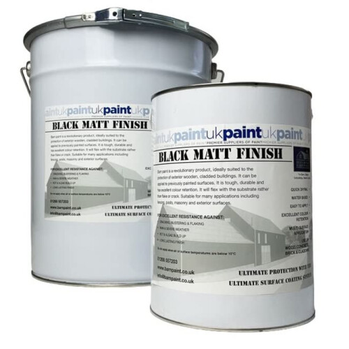 Black Matt Barn Paint - 20 litres - Acrylic