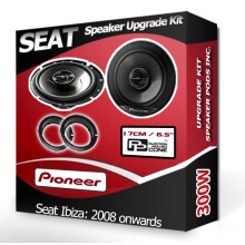Ibiza Speaker upgrade Front Door Pioneer car speakers 6.5" 17cm 300W